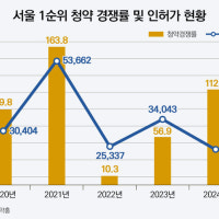 올해 서울 아파트 1순위 청약 경쟁률 112.8대 1…역대 2위