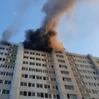 부산 영도구 아파트 화재…주민 30여명 긴급 대피