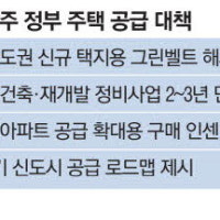 정부, 서울 그린벨트 풀어 아파트 용지로 공급