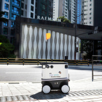 자율주행 로봇, 래미안 아파트 단지 누빈다