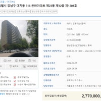 은마·서초가든스위트…강남권 아파트 공매 ‘눈길’