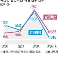 中企 파산 '쓰나미'…2년째 회생 앞질러