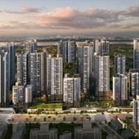 한강 수자인 오브센트, 스카이라운지·커튼월룩 등 특화 외관 도입 '눈길...