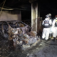 '청라 아파트 화재 유발 전기차' 소송전…김앤장, 벤츠 소송 대리 맡아
