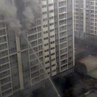 캠핑장 아닌 아파트서 '불멍'하려다 화재 발생해 10여 명 대피