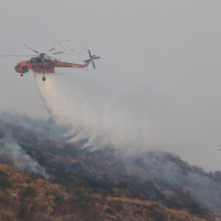 울산 울주군 언양읍 산불 확산…대응 2단계 격상
