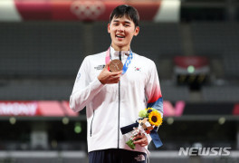 한국 근대5종 올림픽 첫 메달 역사…전웅태, 남자 개인전서 동메달