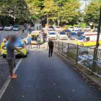 부산 아파트 단지서 SUV 시동 꺼져 뒤로 밀리면서 보행자 숨져