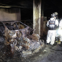 폭염 속 고통… ‘전기차 화재’ 아파트, 나흘째 정전·단수