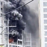 서울 역삼동 아이파크 아파트 화재...11개월 아기·에어컨 기사 병원 이송