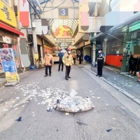 차 유리까지 박살…시장∙학교앞∙아파트 곳곳 오물풍선 소동