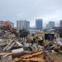 성남 성호시장 재건축 철거 현장서 40대 작업자 매몰돼 사망