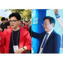 재보궐 D-3, 한동훈·이재명 부산 금정 4차례 방문 총력전