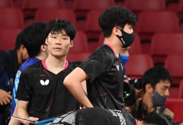 [올림픽]한국 남자탁구, 일본에 패해 4위 마감
