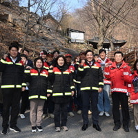 대전 대덕구의회, 비래사 등 관내 산불 취약지역 현장 점검