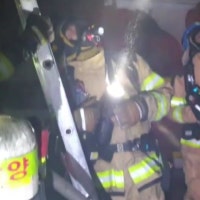 화성시 아파트 주차타워에서 불...한때 대응 1단계