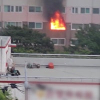 울산 북구 아파트 3층에서 불...다친 사람 없어