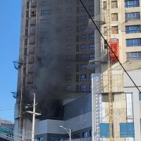 경기 남양주 신축 아파트 공사장 화재...인명피해 없어