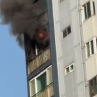 경기 용인 아파트에서 불...주민 26명 대피