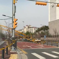 강풍에 타워크레인 떨어져 1명 다쳐...대전·충남 피해 신고 50여 건 접...