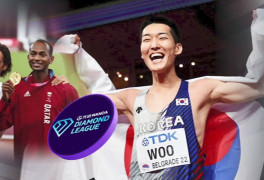 강풍 뚫고 새역사…우상혁, 올림픽 챔피언 꺾고 금메달