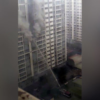 방에서 불멍 즐기려다 불났다…아파트 주민들 대피 소동