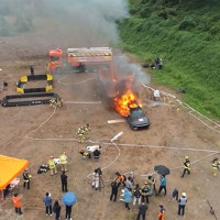 '전기차 화재 막는다'…신규 장비 선보인 울산 소방
