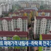 제주 아파트 매매가격 내림세…하락 폭 전국 3위