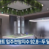 6월 아파트 입주전망지수 92.8…두 달 연속↑