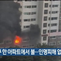 울산 북구 한 아파트에서 불…인명피해 없어