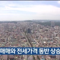 아파트 매매와 전세가격 동반 상승