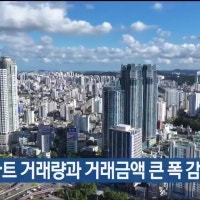 9월 아파트 거래량과 거래금액 큰 폭 감소