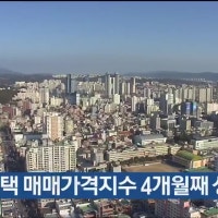 울산 주택 매매가격지수 4개월째 상승