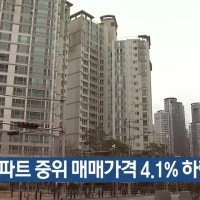 대구 아파트 중위 매매가격 4.1% 하락