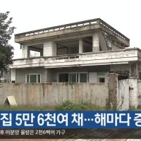 대구 빈집 5만 6천여 채…해마다 증가