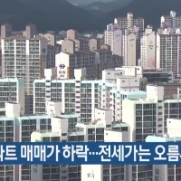 부산 아파트 매매가 하락…전세가는 오름세