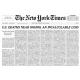 코로나 사망자 이름 1면에 빼곡히…NYT 