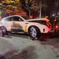 벤츠 전기차 또 화재…인천 청라 화재 후 3개월 만