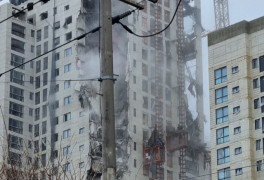 [속보] 광주 화정동 아이파크 아파트 공사장서 외벽 붕괴 (영상)