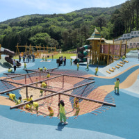 북항 보이는 수정산에 신개념 숲속 놀이터