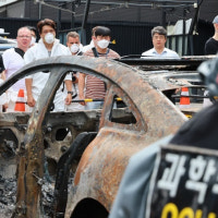 전기차 화재 인천 아파트, 스프링클러 누군가 껐다