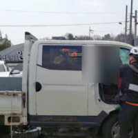 강릉 대전동 한밭교차로서 4중 추돌사고…3명 경상