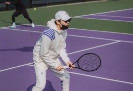 박은석, 테니스 칠 때도 멋짐..흘러넘치는 섹시미