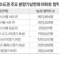 올해 수도권 1순위 청약자 10명 중 8명, '분상제 아파트'로
