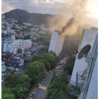 부산 영도구 아파트 불‥30여 명 대피