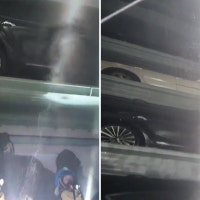 경기 화성 주상복합 아파트 기계식 주차장서 불‥80여 명 대피