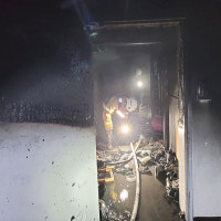 경기 부천 아파트 화재‥주민 17명 연기 흡입