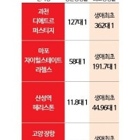 마포·성남·고양·과천 청약대전…과천 특공에 3.6만명 몰려