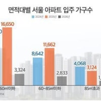 서울 중대형 아파트 물량 '곤두박질'…내후년엔 1천여 가구뿐