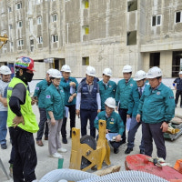 김병내 광주 남구청장, 타워크레인 공사현장 특별점검 지시